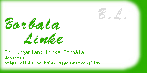 borbala linke business card